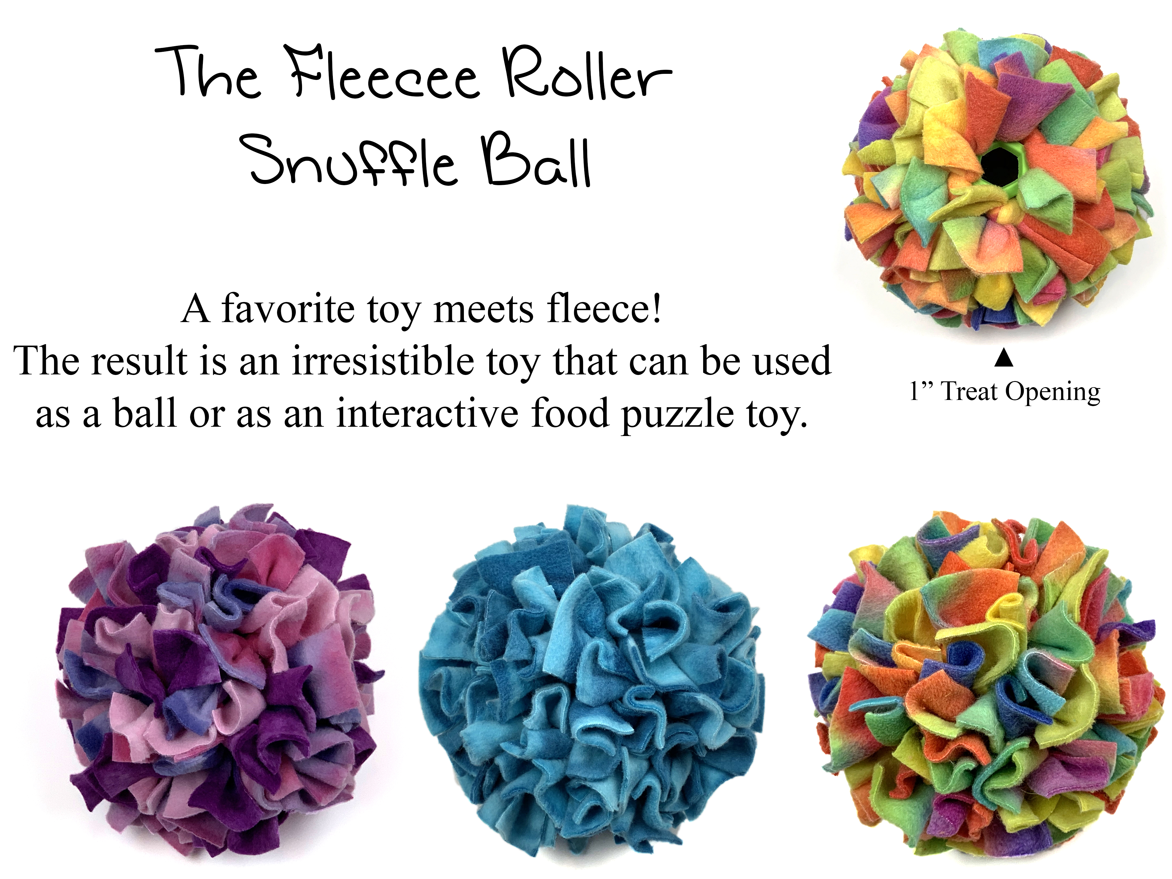 The Fleecee Roller Snuffle Ball Has Arrived! - Beyond The Q Dog Sports